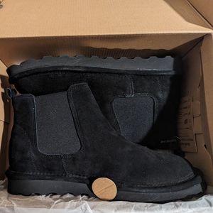 BEARPAW WOMENS DREW WATER RESISTANT SHORT FUR BOOT